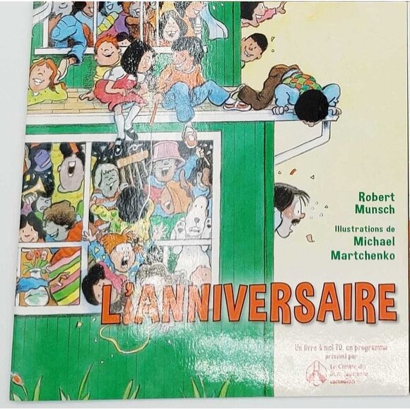 Children’s French Book Lot Of 5 Robert Munsch Rugrats Clifford - Picture 4 of 4